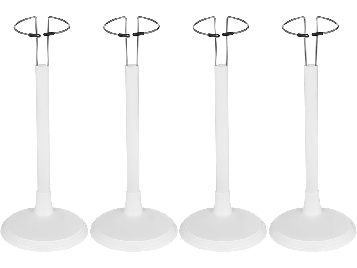 Base De Suporte Para Exibição Bonecas 4 Peças Acessórios Figuras Ação, Material Colorido Para Exibir Figuras De Ação Em