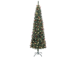 Árvore De Natal 230cm Led 7 Modos 761 Ramos Verde