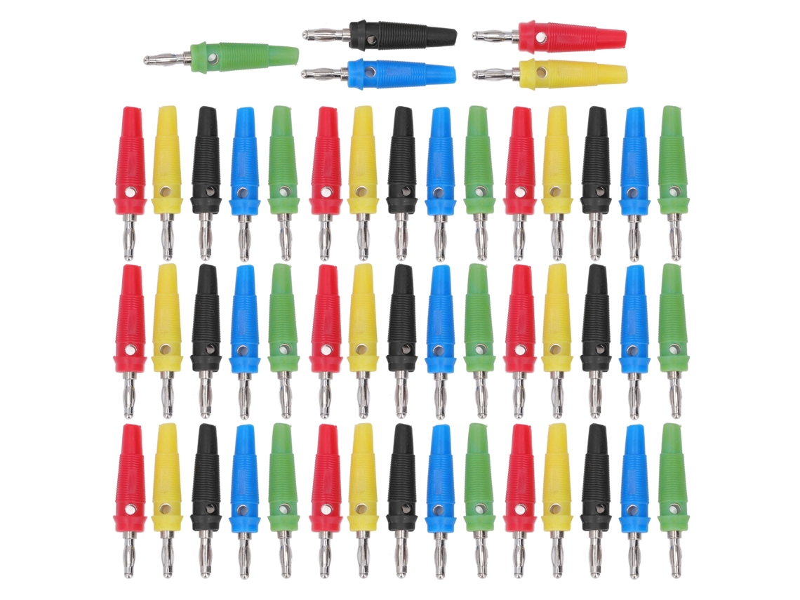 Plugue Banana 4mm Sem Solda para Equipamentos Eletrônicos, Navio, Caminhão com S/MARCA