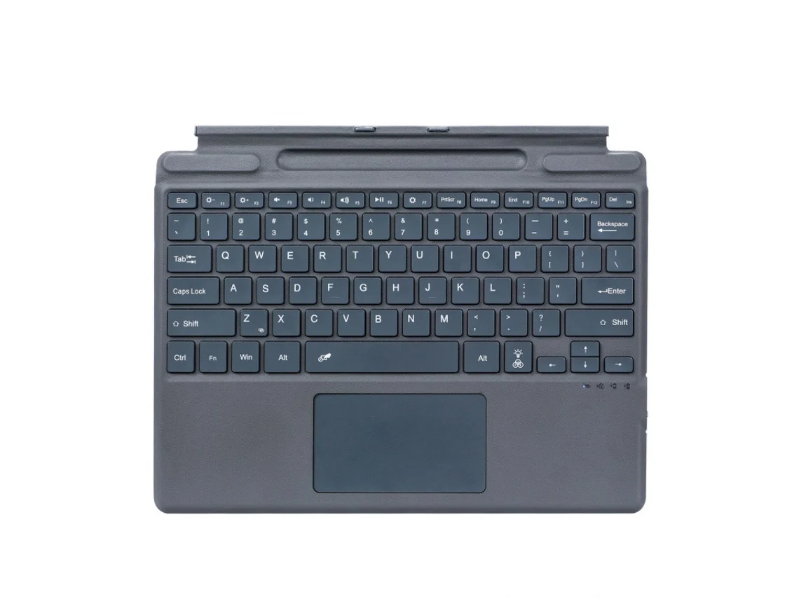 Capa de Teclado Bluetooth XIAOMOYU para Microsoft Surface Pro X com teclado touch e retroiluminação colorida