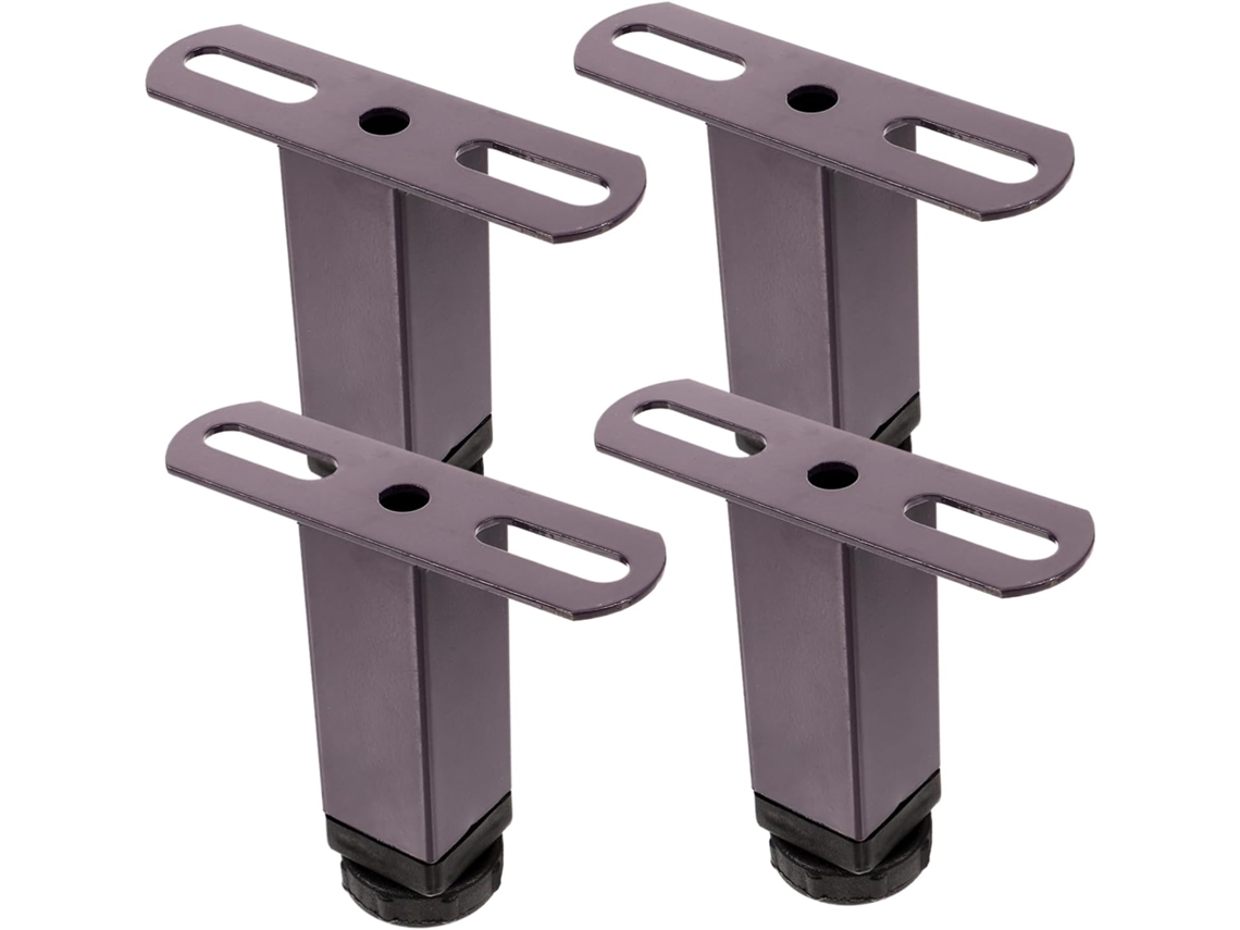 Bestyash Conjunto De 4 Pés Suporte Para Estrutura Cama Com Altura Ajustável Móveis E