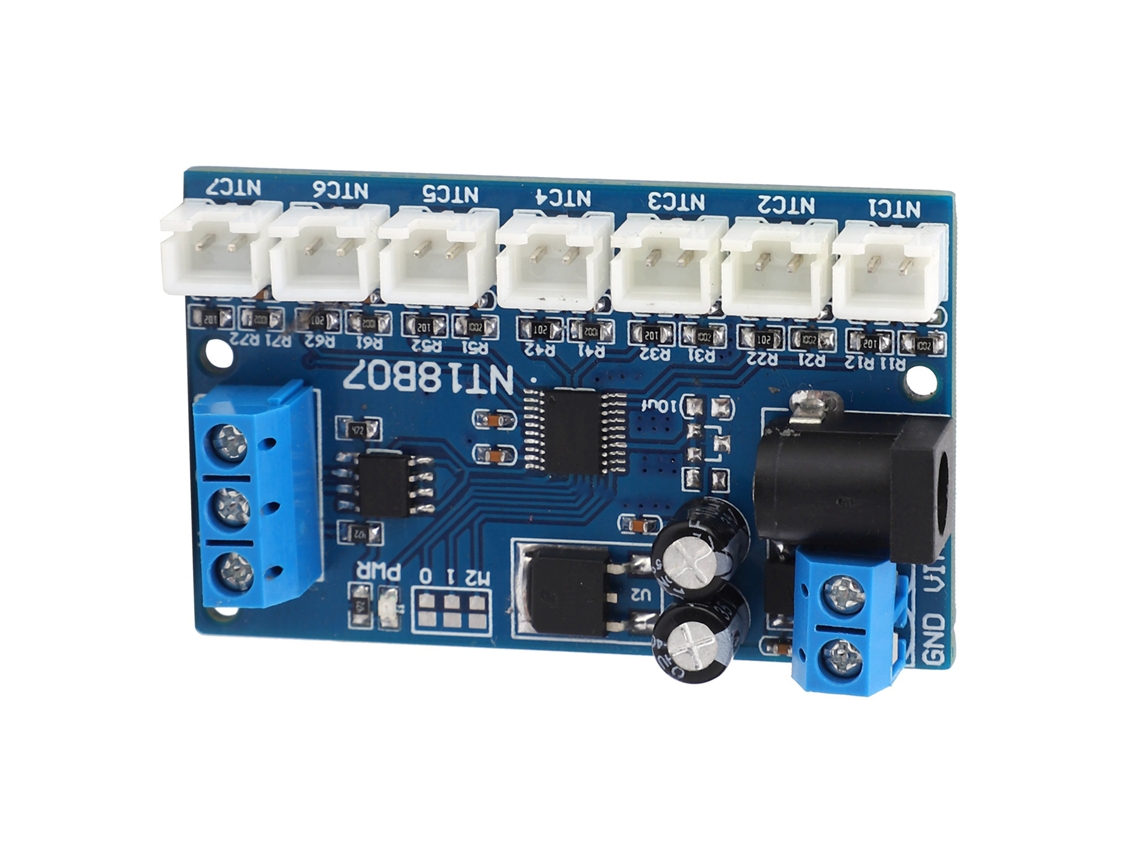 Módulo Nt18b07 Placa 7 Canais Rs485 Sensor de Temperatura | S/MARCA