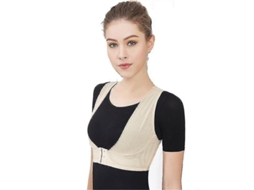 2026 corrector de Postura para Mulher Top Shapewear Suporte Torácico Sutiã com Cinta X Vestido Ajustável