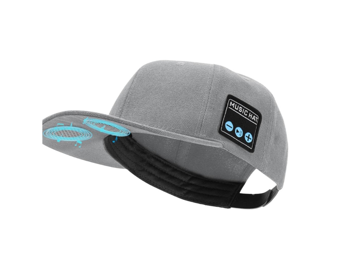 Chapéu de beisebol com alto-falante Bluetooth 5.0, sem fio, inteligente, para esportes ao ar livre e fitness | S/MARCA