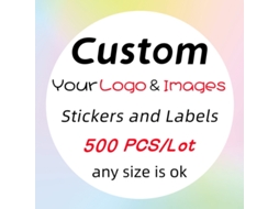 500 Adesivos Personalizados Para Casamentos E Aniversários Personalize Seu Logotipo E Design Para Embalagens De Presente. Aquaforge