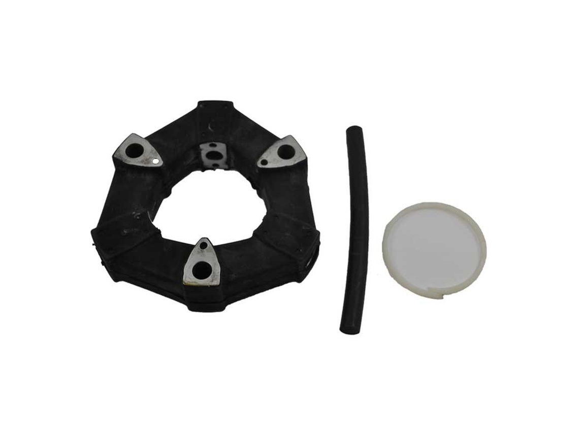 Definir Bullflex Rubber Elementstripring 04 Prateadovetus