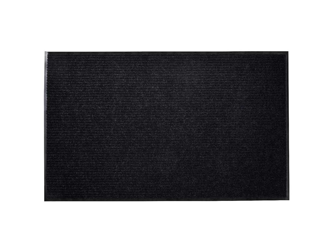 Vidaxl Tapete De Porta Preto 90 X 150 Cm Pvc