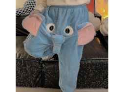 Calça de pijama de elefante com tromba, modelo 2026, com estampa de elefante, divertida, casual e moderna, tamanho padrão.