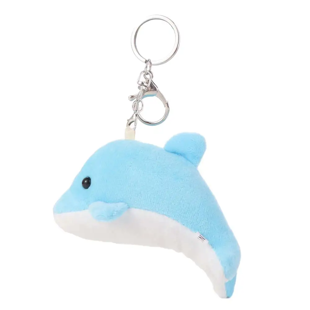 Chaveiro/pingente de Bolsa/mochila/brinquedo de Pelúcia em Formato de Golfinho MDUG (azul Celeste)