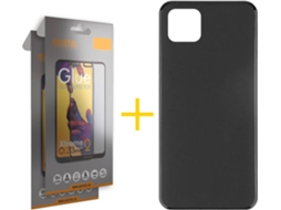 Kit Capa e 2 Películas Samsung Galaxy A22 5G ACCETEL Full Preto
