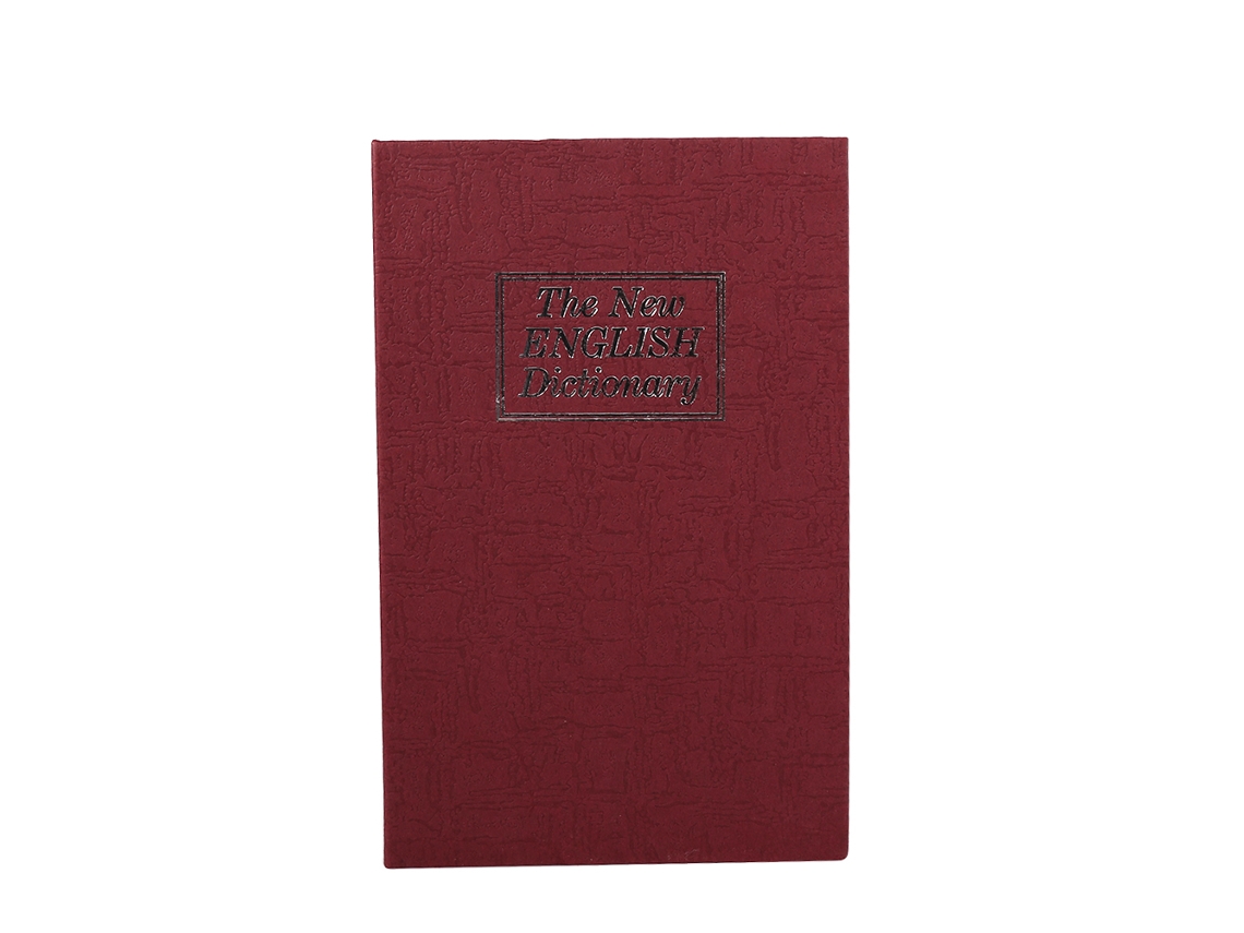 Um Pequeno Cofre De Armazenamento Tipo Chave Disfarçado De Livro Dicionário De Inglês.