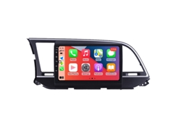 Auto Rádio Carro Bluetooth Autoradio 8GB RAM 128G ROM CarPlay Navegação GPS Ecrã Táctil RoverOne para Hyundai Elantra 6 2016-2018  