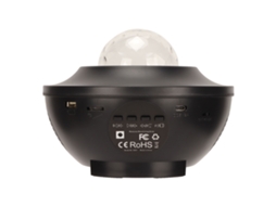 Projetor De Ceu Lâmpada Led Com 21 Modos Controle Remoto E Alto-falante Bluetooth Para Quarto E Festa