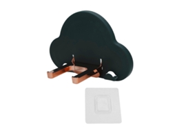 Suporte de Parede Dobrável para Secador Cabelo em Plástico, Organizador Banheiro. GOKOCO