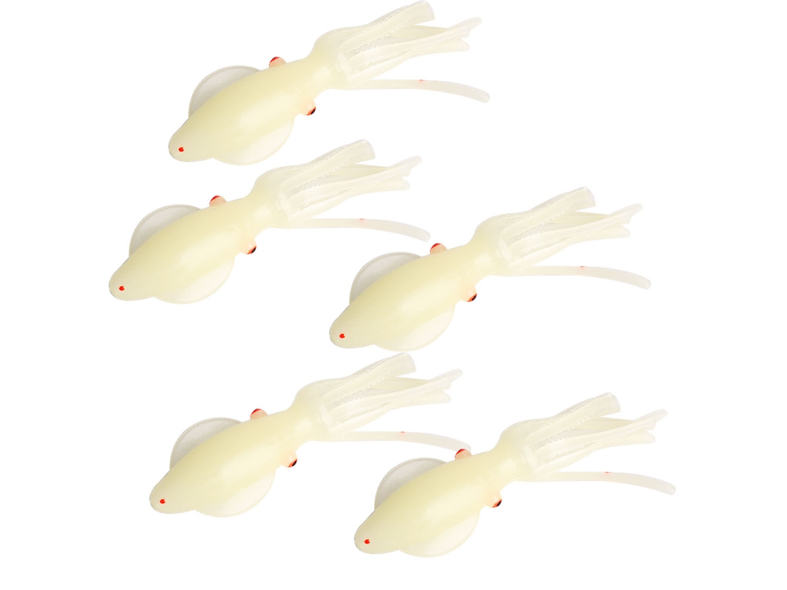 Isca Artificial Lula Luminosa 17cm 5unidades