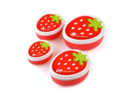 Conjunto De 4 Lancheiras Bento, Para Lanches, Para Organização Doméstica Na Cozinha E Bancada