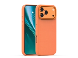 Capa Etteri Elegant Mag Para Iphone 17 Pro Max 6,9 Laranja