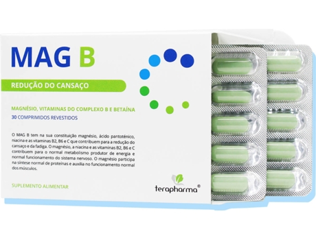 Suplemento Alimentar TERAPHARMA Mag B (30 Comprimidos)