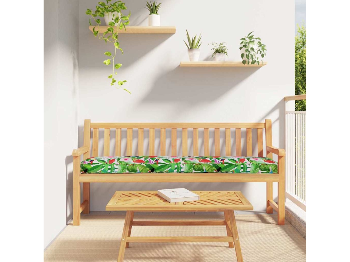 Vidaxl Travesseiro De Palete Floral Selva Tropical 200 X 40 X 8 Cm