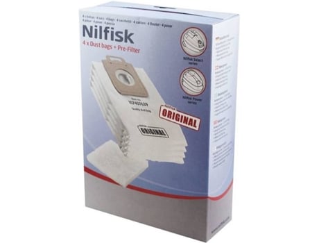 Aspirador con bolsa - NILFISK Select Pet Care, 650 W, 3,1 l, Negro