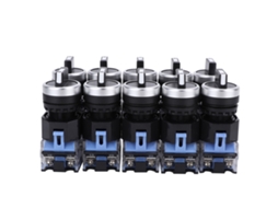 Interruptor Rotativo Seletor Auto bloqueio 3 Posições Bem38 20x/31 22mm Maintained Switch YURU