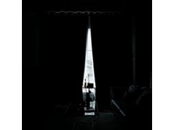 Cortinas Blackout para Quarto e Sala com Anéis Isolantes 2 Painéis 53x106in Cinza