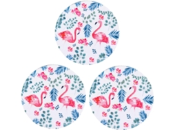 Conjunto De 3 Peças De Mousepad Redondo Antiderrapante Para Mesa, Incluso.