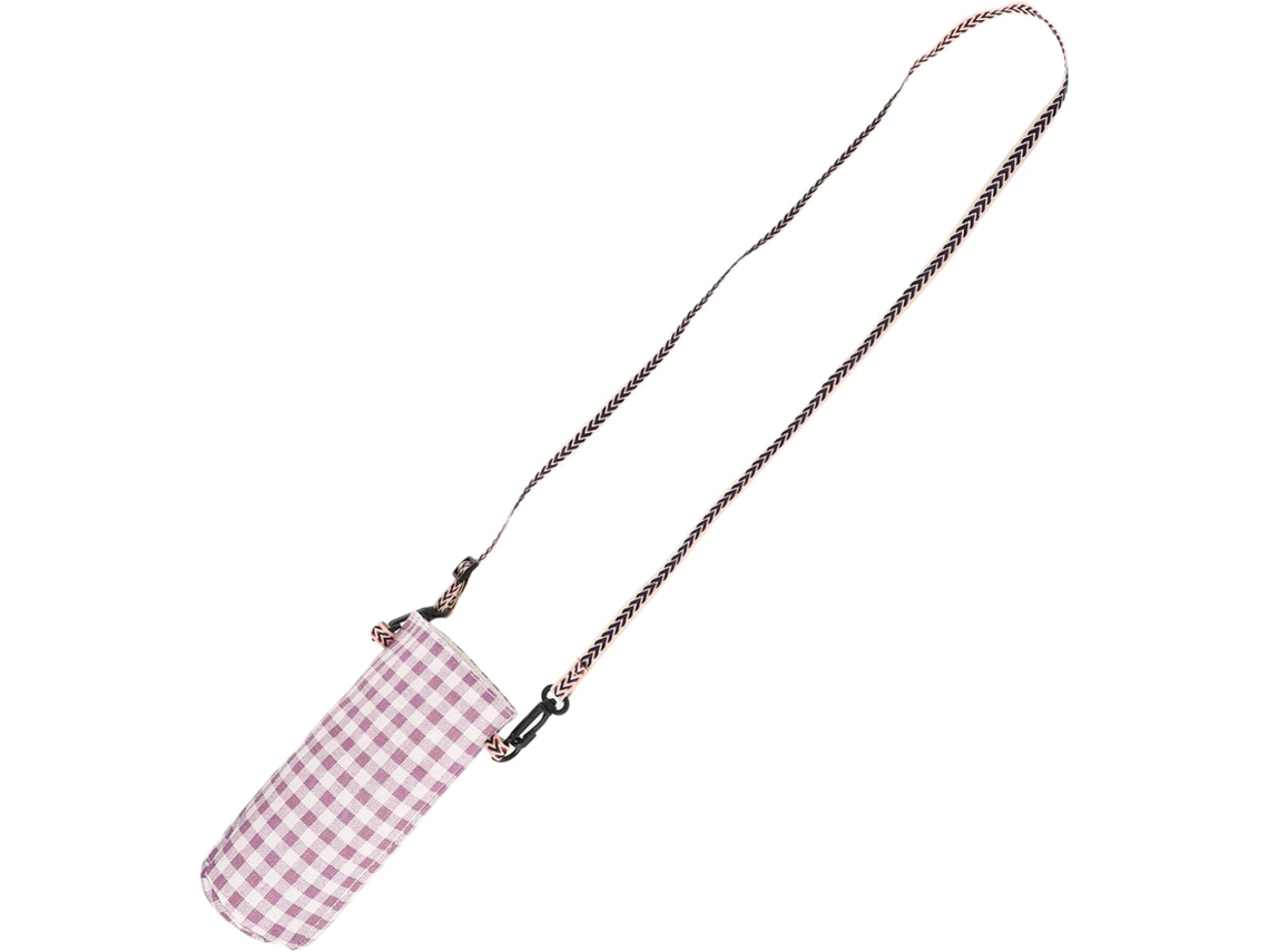 Bolsa De Ombro Versátil Para Controle De Temperatura, Ideal Para Caminhadas, Com Suporte Para Garrafa De Água Em Algodão E Linho Duráveis.
