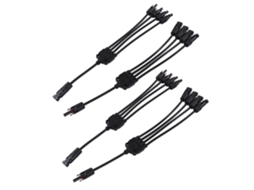 Cabo Adaptador Solar Paralelo Com Conector Macho Fêmea