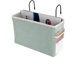 Lurelia Bolsa De Cabeceira, Suspensa, Com Bolsos, Em Ferro, Para Cama, 28 X 10 X 19, Branco/cinza