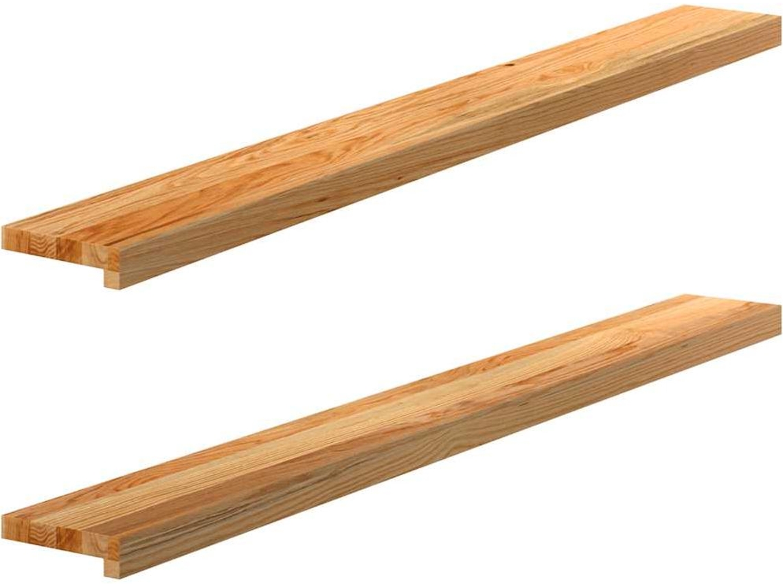 Window Sill, Window Sills Vidaxl Marrom Madeira De Carvalho (140 X 15 X 2 Cm)