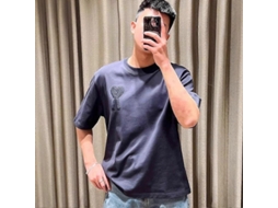 2026 camiseta de Verão Ami Kms Love Manga Curta Algodão Casual Solta Unissex 65cm