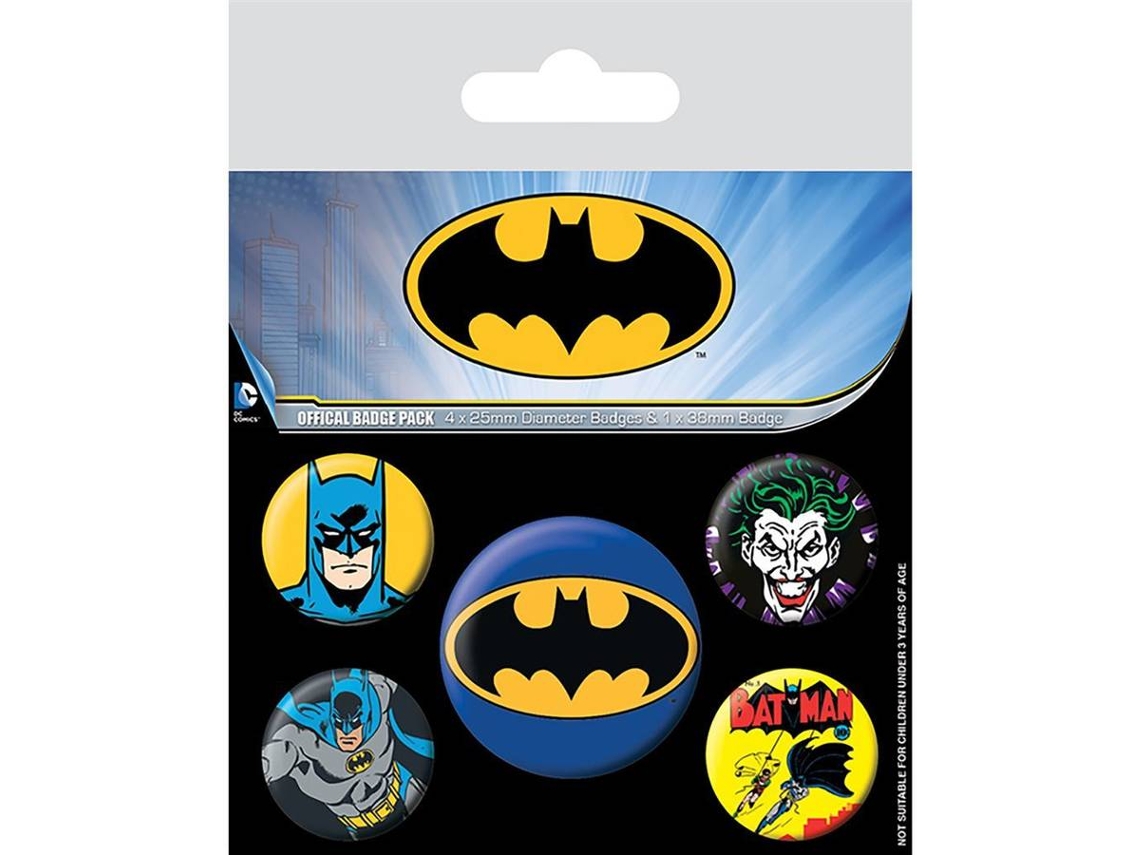 Conjunto de Pins PYRAMID Batman Badge Pack Worten.pt
