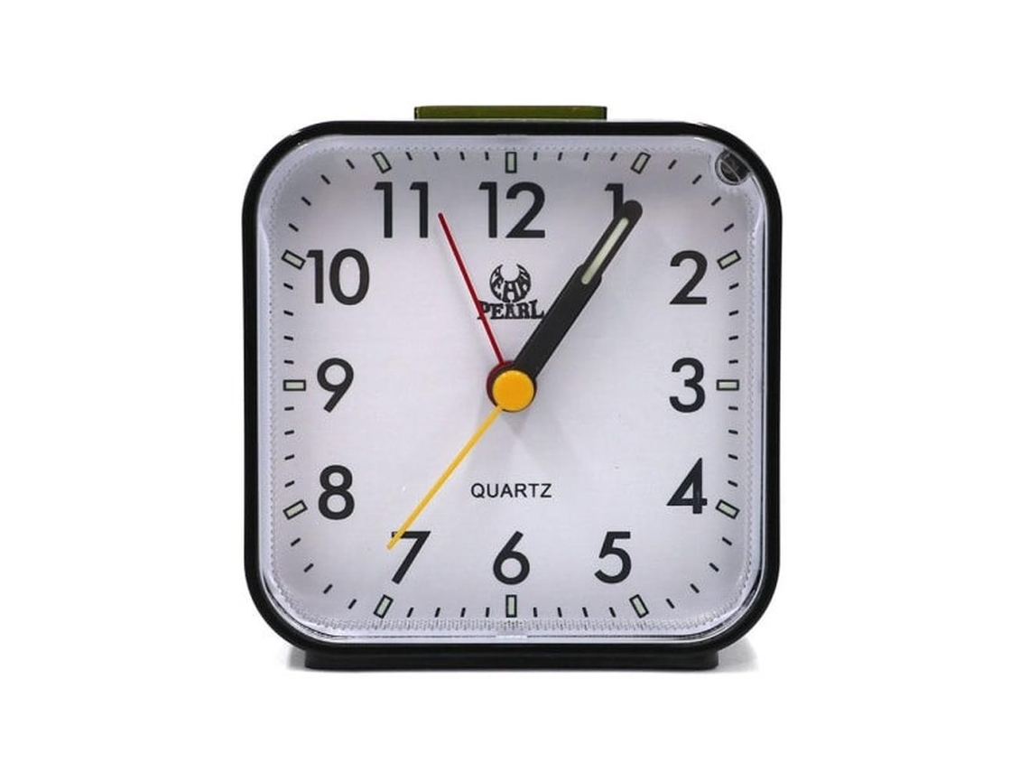 Despertador BRILVIBERA de 4 polegadas, elegante, em metal, com alarme alto