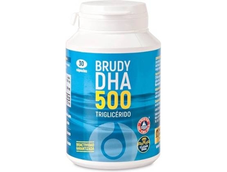 Brudy DHA 500 mg triglicerídeo 30 cápsulas