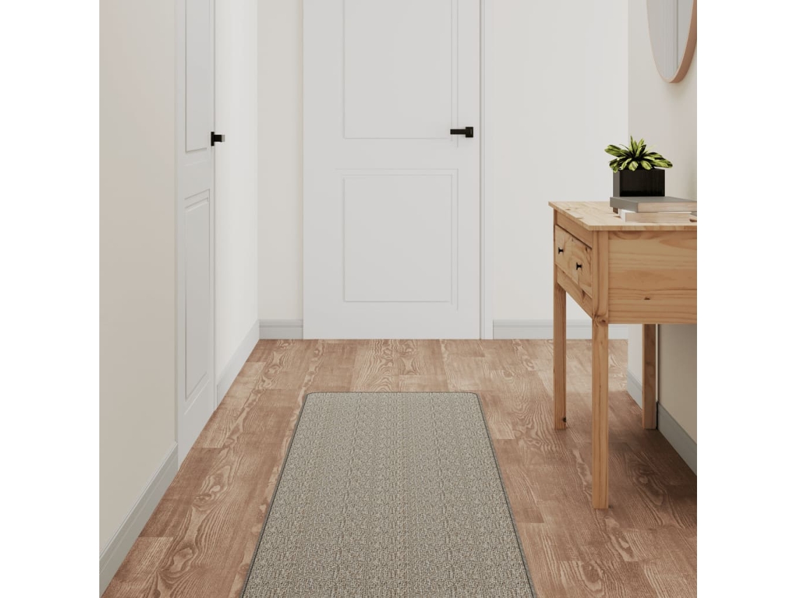 Vidaxl Tapete/passadeira 50x200 Cm Aspeto Sisal Platina