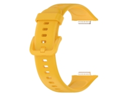 Pulseira de substituição para relógio inteligente Fit2, pulseira amarela de silicone macio para bicicleta elétrica Ly