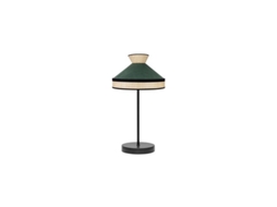 Fabrizio Candeeiro De Mesa 1xe14 Natural/verde Garrafa 45x20x20 Cm Fabrilamp