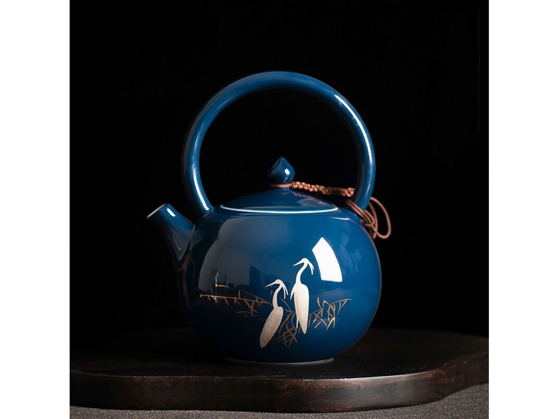 Chaleira XGF Retro Color Glaze Egret Blue 230Ml Tradicional s