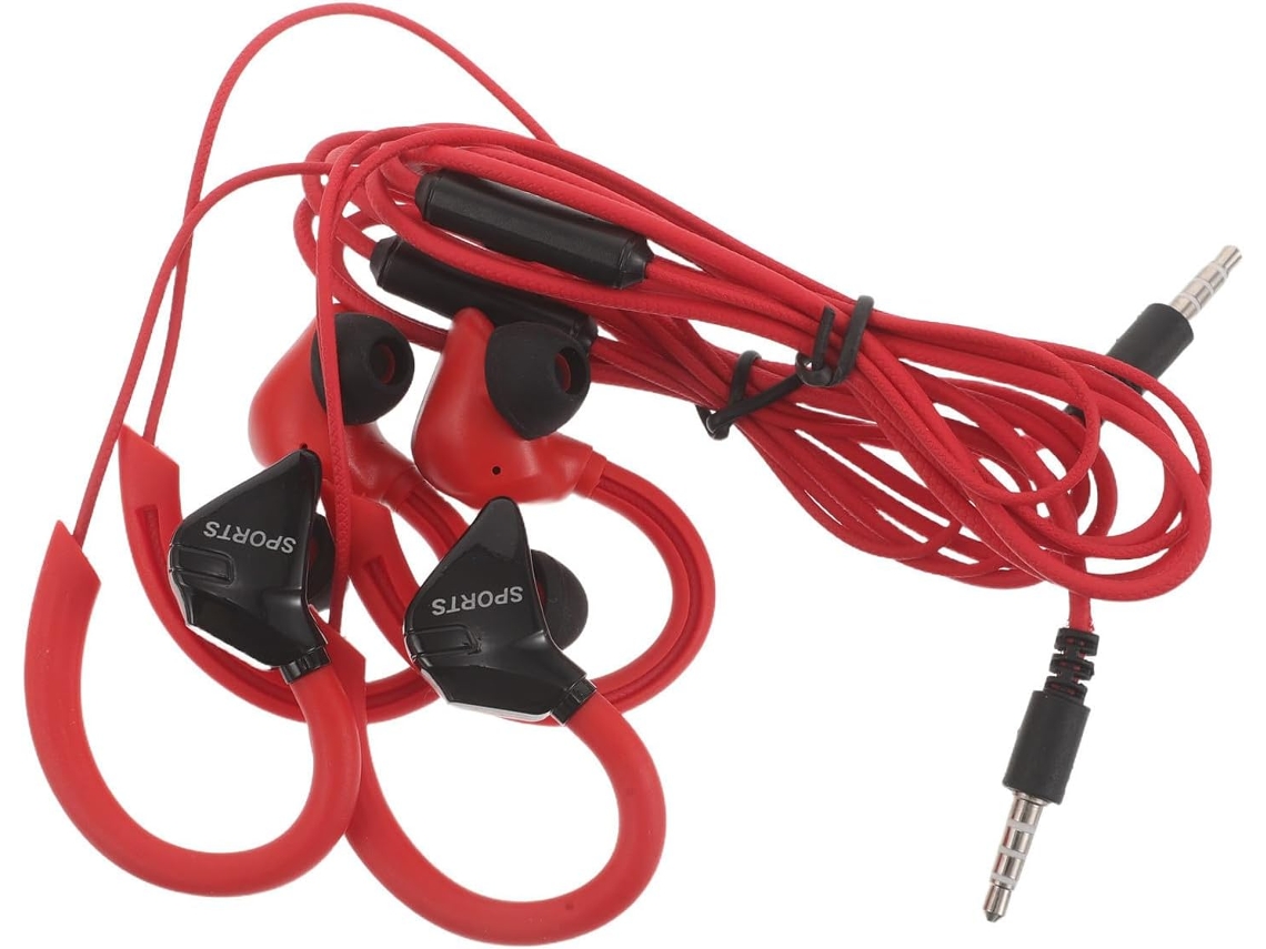 Fones De Ouvido Com Fio Duas Peças Em Liga Alumínio E Silicone,
