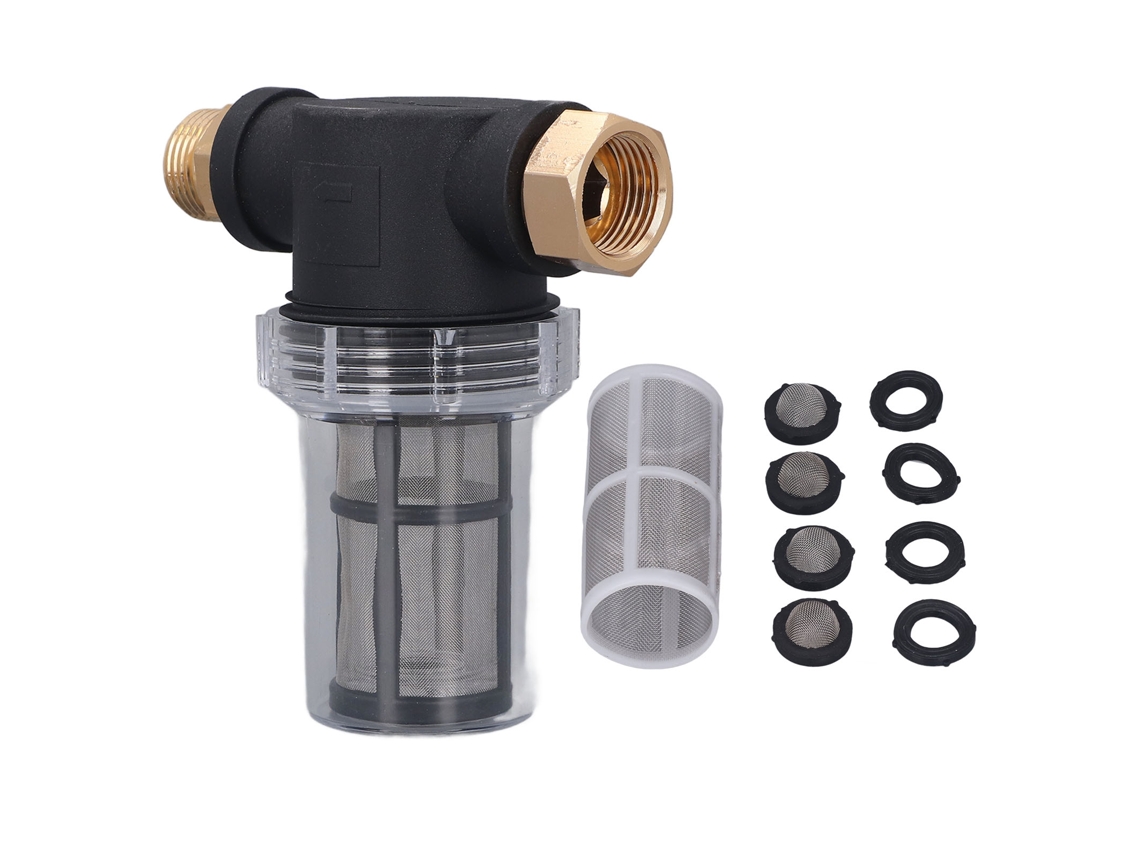 Filtro De Sedimento Inline Para Mangueira Jardim E Lavadora Pressão