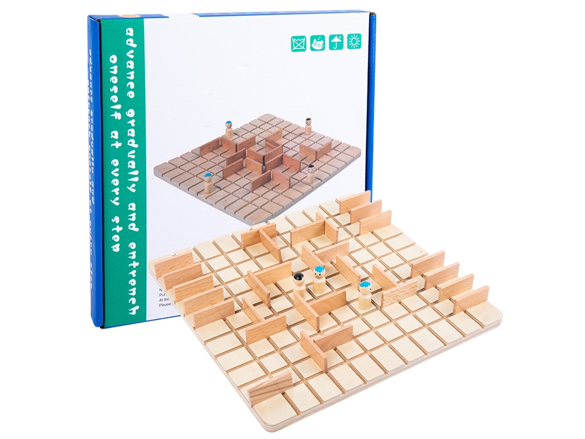 Jogo de tabuleiro Puzzle 2026 para crianças com raciocínio lógico Brinquedos de Madeira Passo a Passo Presente para a família