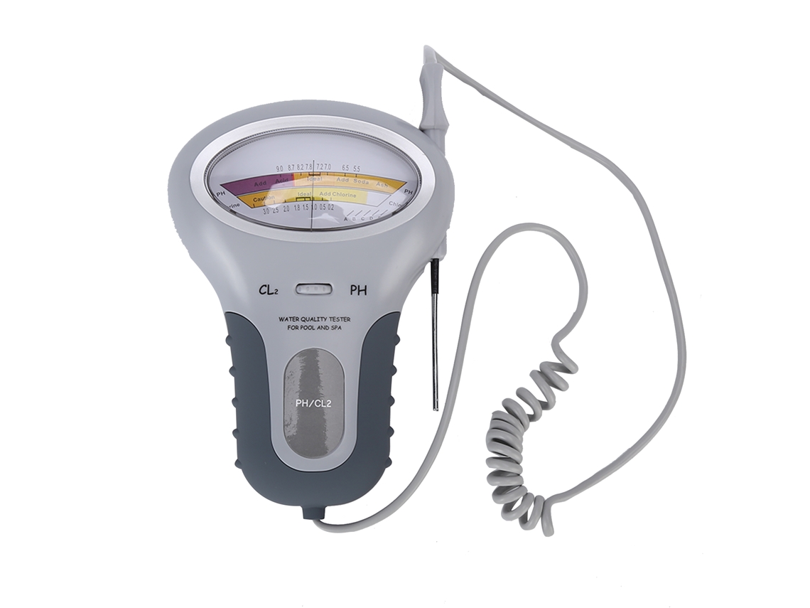 MEOIRUERY Testador De Qualidade Da Água 2 Em 1 Portátil Digital Preciso Prático Para Ph E Cloro Cl2 Para Piscina