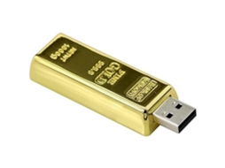 64Gb Usb 2.0 Flash Drive Metal Bullion Gold Bar Forma Pendrive Memorias Usb Stick 604
