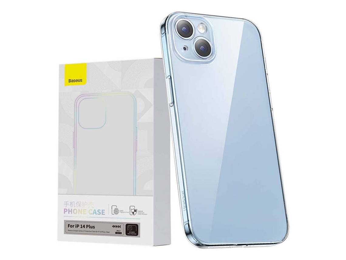 Capa Transparente Simples Baseus Para Iphone 14 Plus