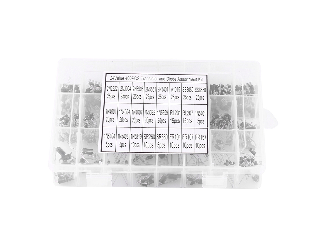 Set de 400 Transistores e Diodos Retificadores | S/MARCA
