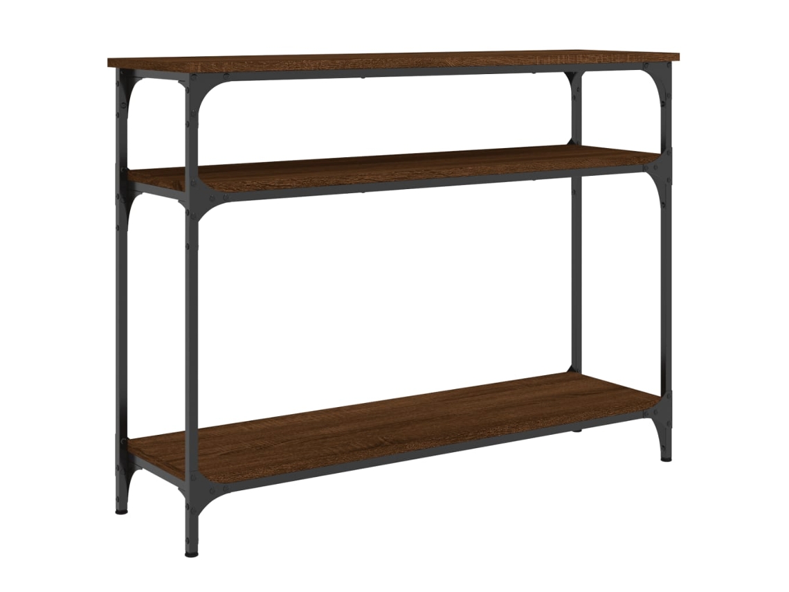 Console Table, Console Tables Vidaxl Marrom Madeira Processada (n/a)