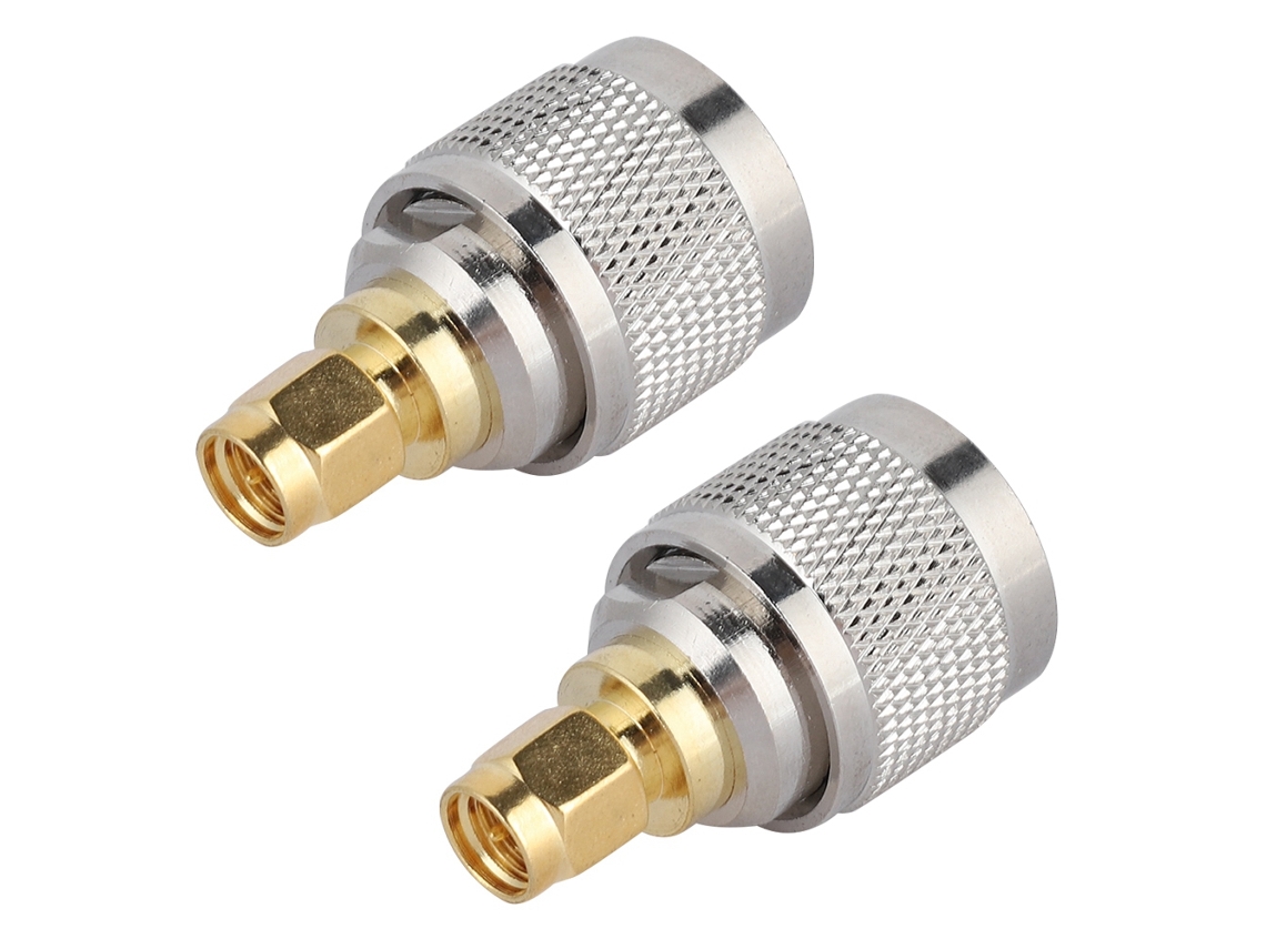 Adaptador Rf Coaxial (conversor Uhf Macho Para Sma Macho)