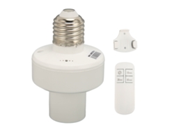 Soquete de Luz Sem Fio com Controle Remoto | S/MARCA