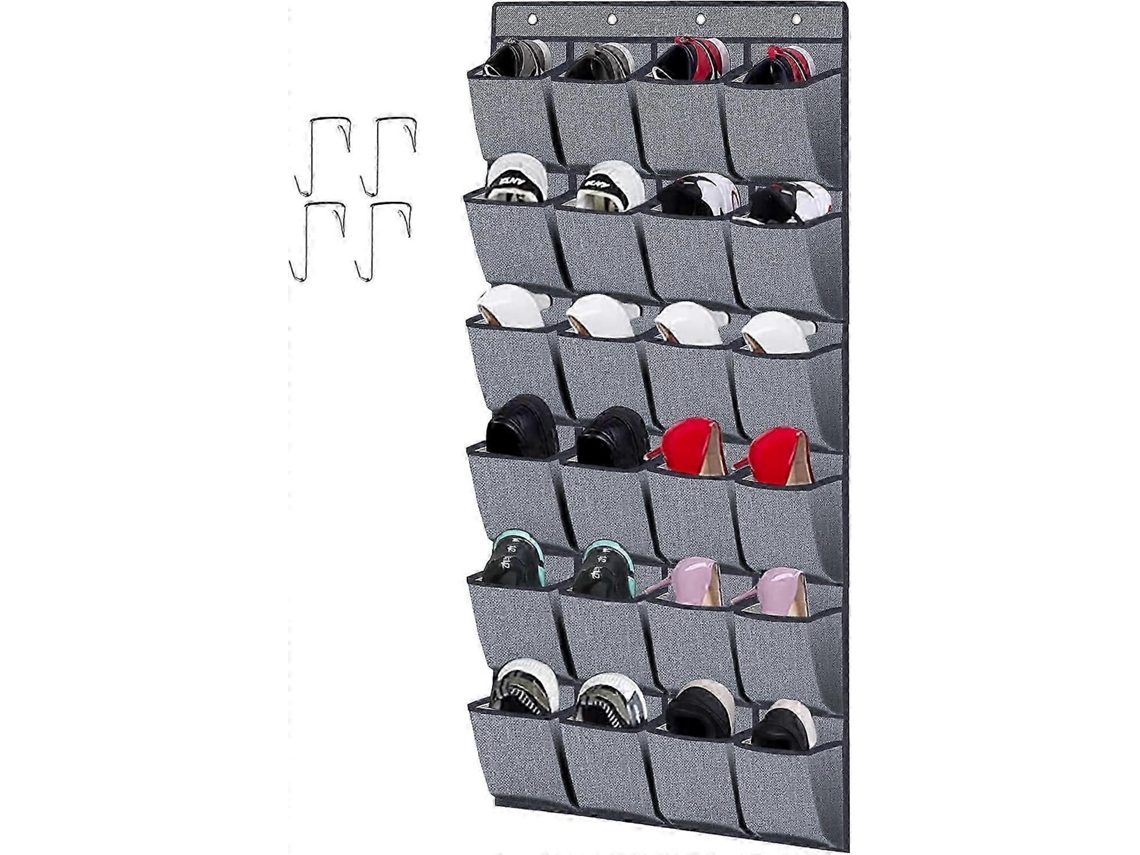 Lurelia Gancho De Porta, 24 Pares, Dobrável, Em Tecido Tnt, Para Chapéus E Casacos, 56 X 156 Cm, Cinza